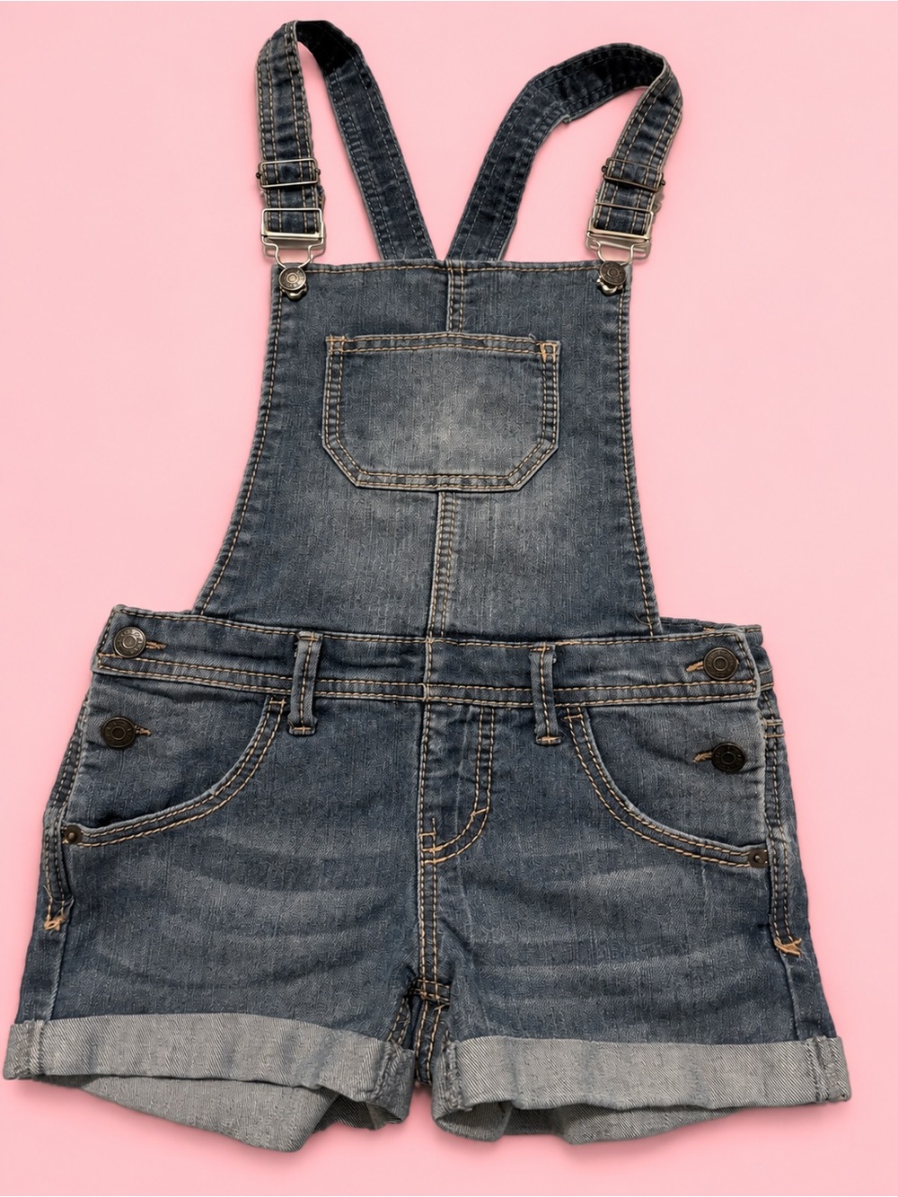 Denim Shortalls for Kids - Blue Jean Overalls